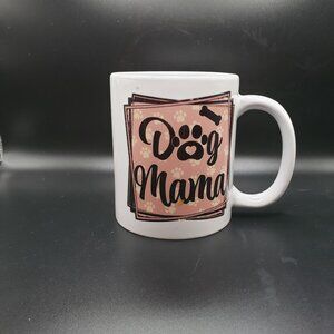 Dog Mama Mug Black Paw & Bone Great Dog Mother's Gift 11 oz